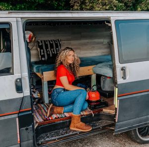Couple save thousands in rent by living in £4,200 van and travelling the country